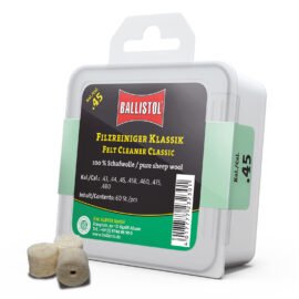 Ballistol Filzreiniger Klassik, Kal. .45, 60 Stück, deutsch/englisch