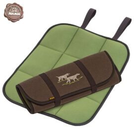 AKAH Faltbares Sitzkissen mit Jagdhund-Stickerei