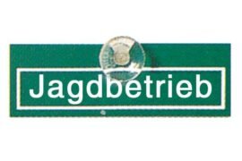 AKAH Schild AUTOSCHILD HAFTS. JAGDBETRIEB