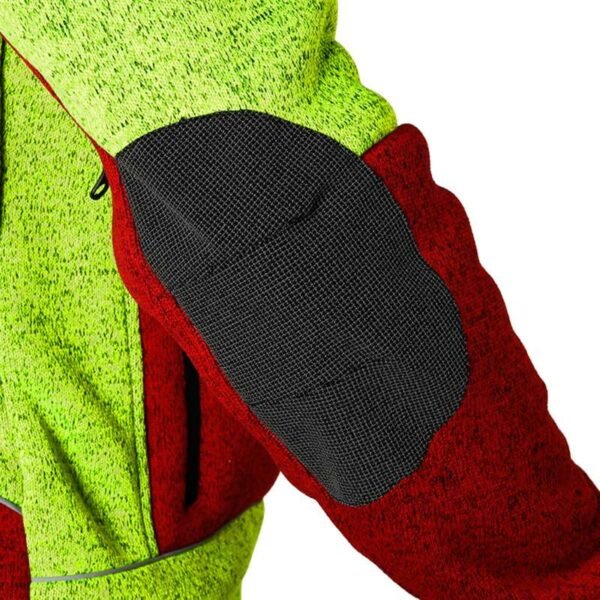 PSS X-treme Arctic Faserstrickjacke rot/gelb – Bild 4
