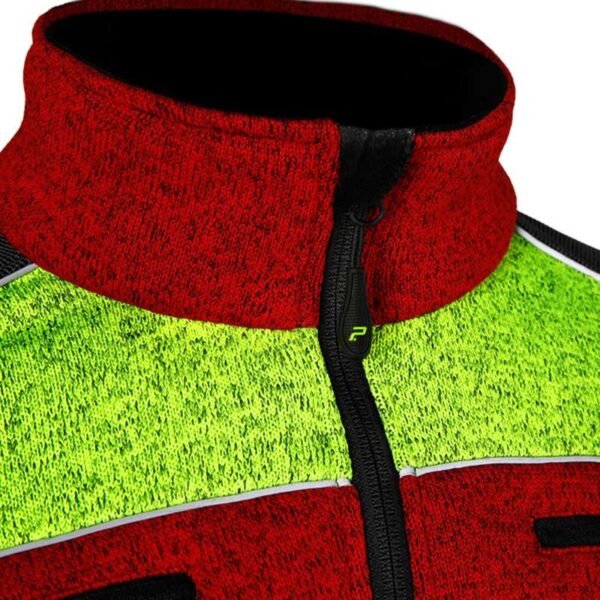 PSS X-treme Arctic Faserstrickjacke rot/gelb – Bild 5