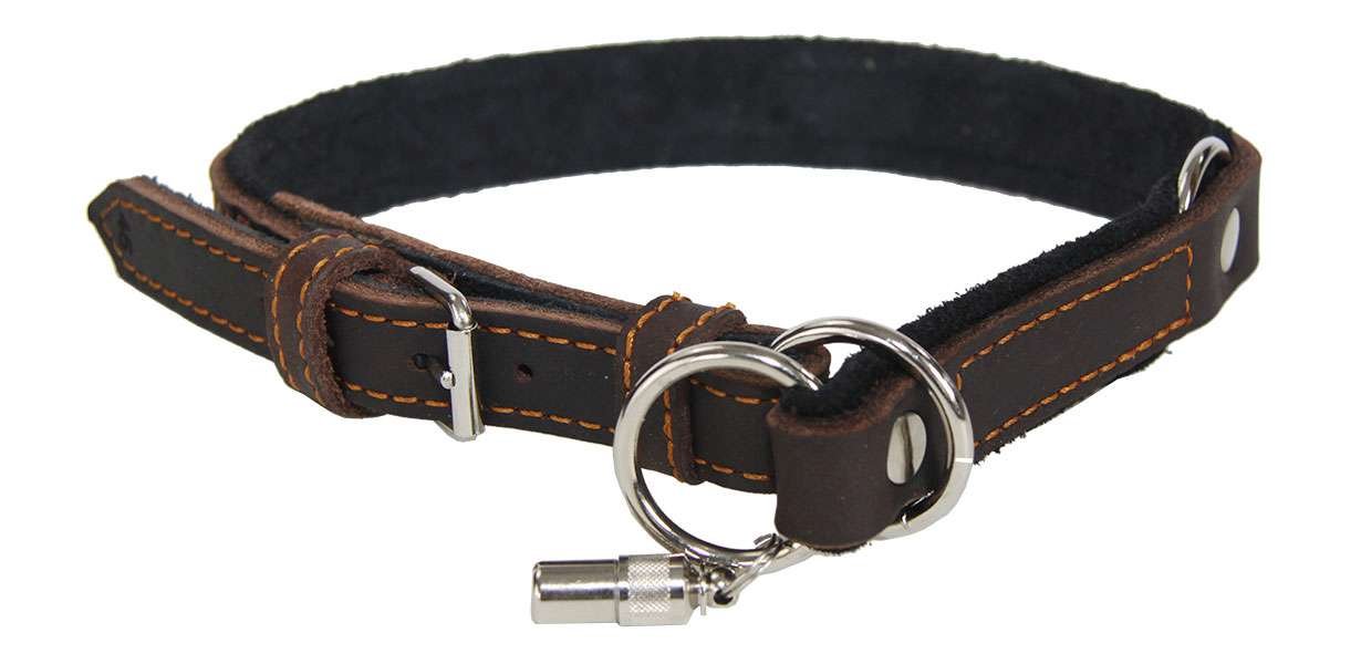 AKAH Würger mit Begrenzung aus Ölleder – Bild 3