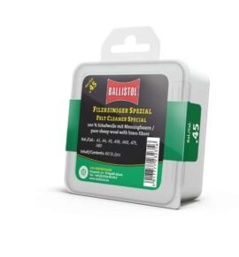 Ballistol Filzreiniger Spezial, Kal. .45, 60 Stück, deutsch/englisch