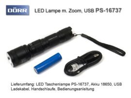 Dörr Taschenlampen ZOOM Taschenlampe