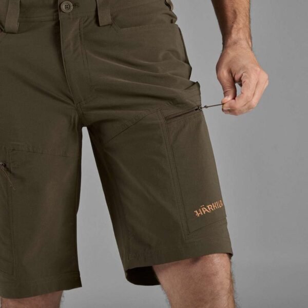 Härkila Hemd Trail Shorts Willow green – Bild 2