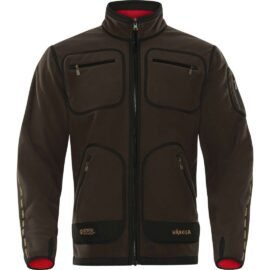 Härkila Kamko Fleecejacke Brown/Red