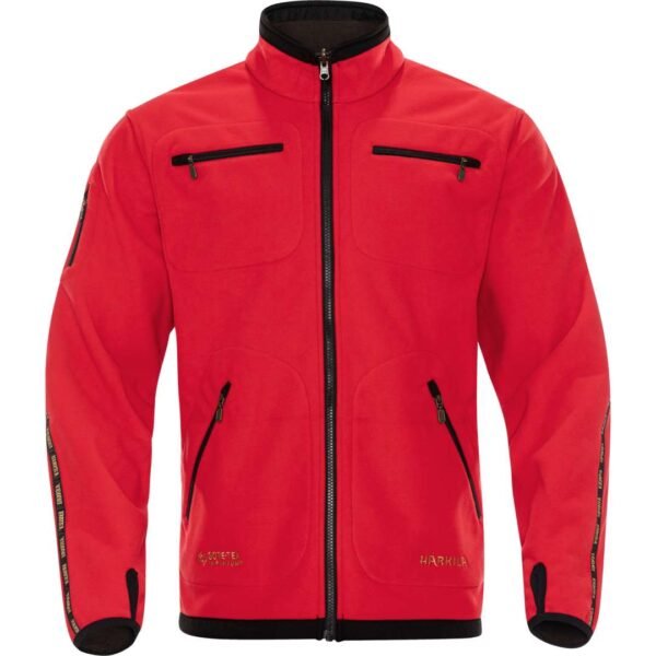 Härkila Kamko Fleecejacke Brown/Red – Bild 3