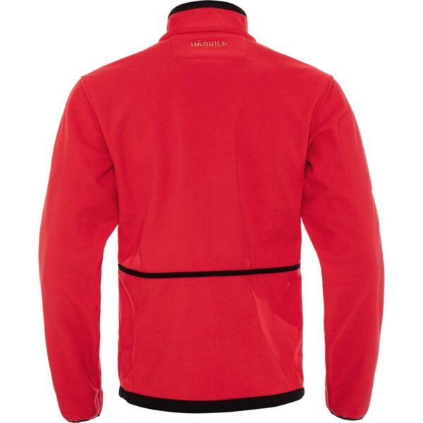 Härkila Kamko Fleecejacke Brown/Red – Bild 4
