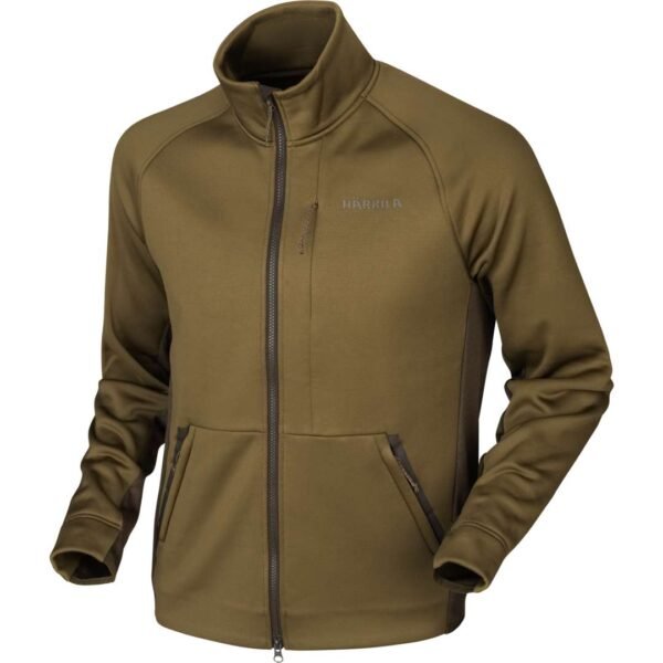 Härkila Borr Hybrid Fleecejacke Dark – Bild 2