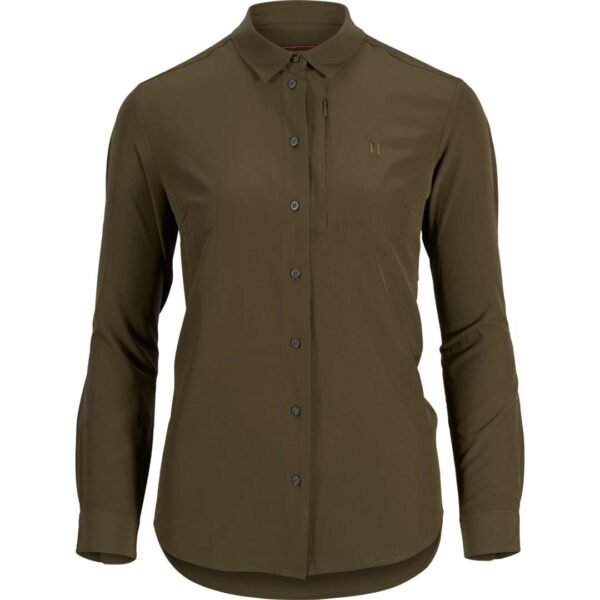Härkila Trail Bluse Willow green – Bild 4